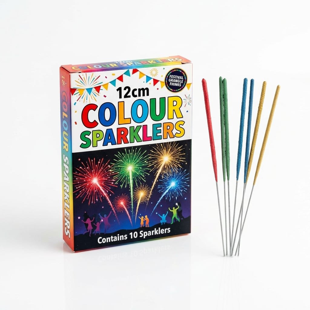 12 CM COLOUR SPARKLER